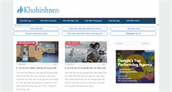 Desktop Screenshot of khohinhnen.com