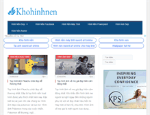 Tablet Screenshot of khohinhnen.com